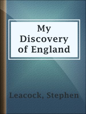 My Discovery of England - ebook